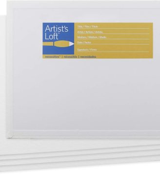 5 Count 9 x 12 Canvas Panels by Artist's Loft
