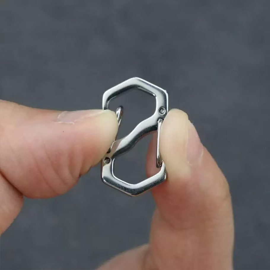 Double Opening Necklace Shortener Clasps, Gold and Silver, Stainless Steel S-Lock Jewelry Connectors (4S+4M+4L/Silver) - Image 4